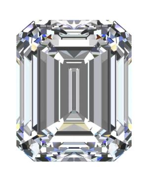 Gia Certified Diamond Emerald (3/4 Ct. T.w.)