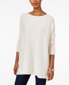 Style & Co. Petite Textured Sweater, Only At Macy's