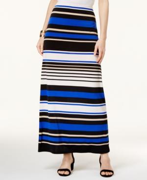 Eci Striped Maxi Skirt