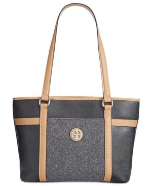 Giani Bernini Saffiano Felt Tulip Tote, Only At Macy's