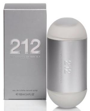 212 By Carolina Herrera Eau De Toilette Spray, 3.4 Oz.