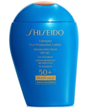 Shiseido Ultimate Sun Protection Lotion Broad Spectrum Spf 50+, 3.3-oz.