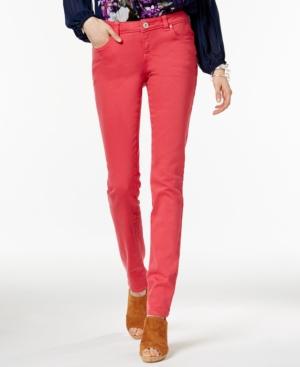 Inc International Concepts Pink Wash Skinny Jeans, Only At Macy's