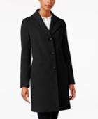 Calvin Klein Wool-cashmere-blend Notch Collar Walker Coat