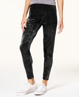 Ultra Flirt By Ikeddi Juniors' Velvet Leggings