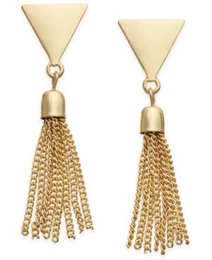 Inc International Concepts Gold-tone Fringe Stud Earrings, Only At Macy's