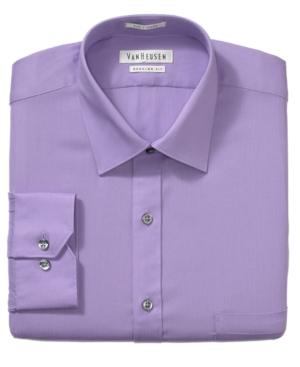 Van Heusen Dress Shirt, Pincord Solid Long Sleeve Shirt