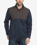 G.h. Bass & Co. Men's Honeycomb Mock Fleece Quarter-snap Pullover