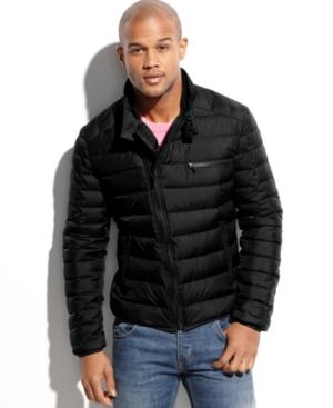 Kenneth Cole Coat, Asymmetrical Down Puffer Jacket