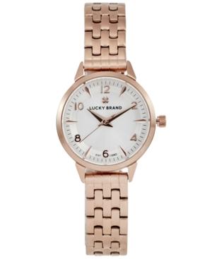 Lucky Brand Women's Torrey Mini Rose Gold-tone Stainless Steel Bracelet Watch 28mm