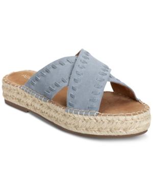 Aerosoles Rose Gold Espadrille Slide Sandals Women's Shoes