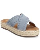 Aerosoles Rose Gold Espadrille Slide Sandals Women's Shoes