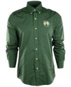 Antigua Men's Long-sleeve Boston Celtics Button-down Shirt