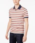 Tommy Hilfiger Men's Custom-fit Barry Stripe Polo