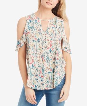 Jessica Simpson Pearlina Cold-shoulder Top