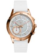 Fossil Q Women's Modern Pursuit White Silicone Strap Hybrid Smart Watch 41mm Ftw1135