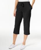 Karen Scott Pull-on Knit Capri Pants, Only At Macy's