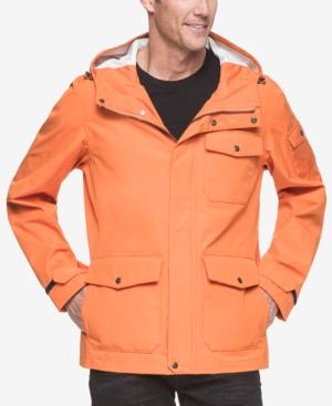 G.h.bass Men's Hooded Rain Jacket