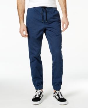 American Rag Indigo Dye Maze-print Jogger Pants