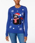 Karen Scott Cat Holiday Sweater, Only At Macy's