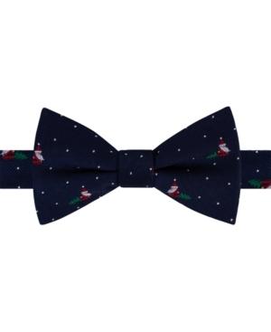 Tommy Hilfiger Men's Santa Conversational To-tie Silk Bow Tie