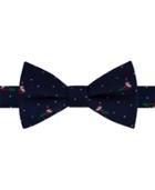 Tommy Hilfiger Men's Santa Conversational To-tie Silk Bow Tie