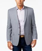 Marc New York By Andrew Marc Men's Classic-fit Gray/blue Check Sport Coat