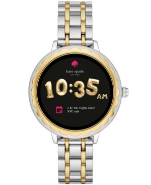 Kate Spade New York Women's Scallop Two-tone Stainless Steel Bracelet Touchscreen Smart Watch 41mm