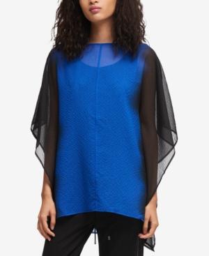 Dkny Chiffon Poncho Top