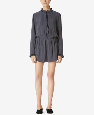 Avec Les Filles Ruffle-neck Romper