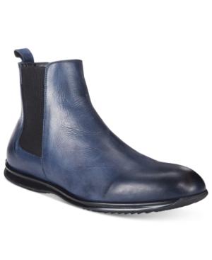 Roberto Cavalli Men's William Leather Chelsea Boots Men's Shoes