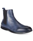 Roberto Cavalli Men's William Leather Chelsea Boots Men's Shoes
