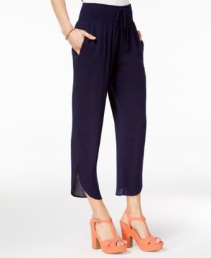 Bcx Juniors' Tulip-hem Cropped Soft Pants