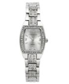 Charter Club Women's Silver-tone Crystal Bracelet 28mm