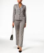Le Suit Three-button Melange Pantsuit