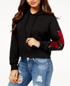 Guess Rose-applique Hoodie