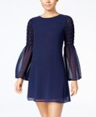 Speechless Juniors' Bell-sleeve Dress