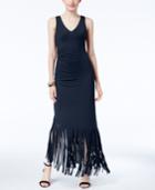 Inc International Concepts Fringe-trim Maxi Dress, Created For Macy's