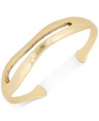 Lucky Brand Gold-tone Organic Cuff Bracelet