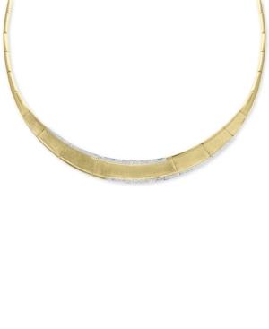 Effy Diamond Border 16 Collar Necklace (9/10 Ct. T.w.) In 14k Gold