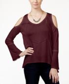 American Rag Cold-shoulder Peasant Top, Only At Macy's