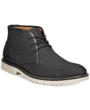 Bar Iii Men's Zane Canvas Chukka Boots, Created For Macy's Men's Shoes