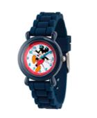Disney Mickey Mouse Boys' Blue Plastic Time Teacher Watch