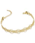 Inc International Concepts Gold-tone Openwork Choker Necklace, Only At Macy's
