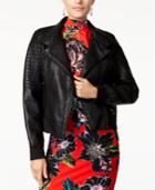 Guess Evelyn Faux-leather Moto Jacket