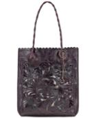 Patricia Nash Cavo Burnished Tooled Leather Tote