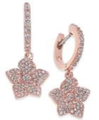 Kate Spade New York Pave Rose Drop Earrings