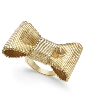 Kate Spade New York Gold-tone Bow Statement Ring