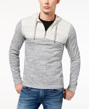 Lucky Brand Men's Colorblocked Quarter-zip Hoodie