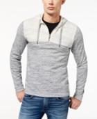 Lucky Brand Men's Colorblocked Quarter-zip Hoodie